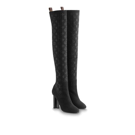 louis vuitton boots with heel|louis vuitton thigh boots.